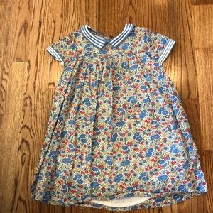 Mini Boden girls floral dress 5-6 EUC